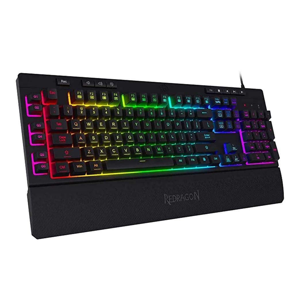Redragon K512 Shiva RGB Membrane Gaming Keyboard with Multimedia Keys Redragon K512 Shiva RGB Membrane Gaming Keyboard with Multimedia Keys